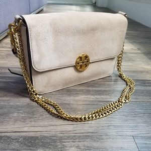 Tory Burch suede shoulder bag